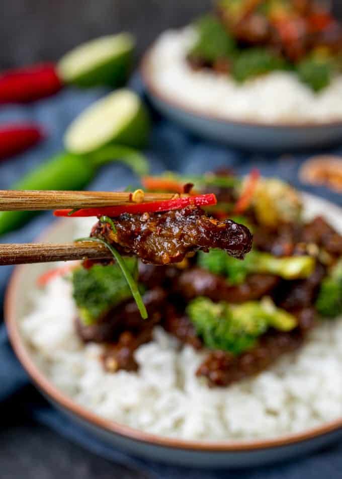 Sweet and Tangy Crispy Beef with Broccoli - 10