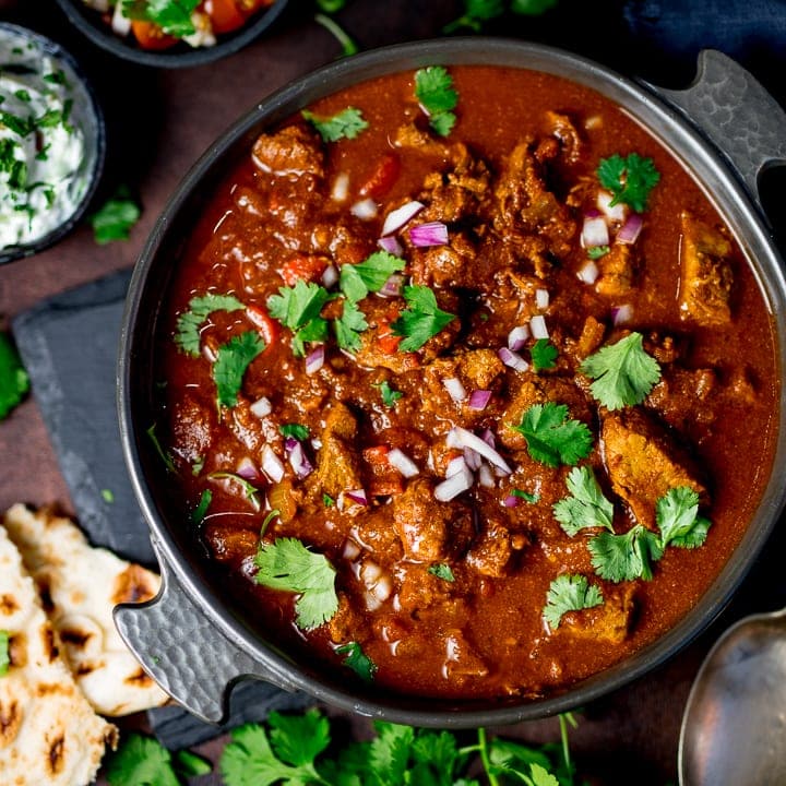 Healthier Slow Cooked Spicy Beef Curry - Nicky's Kitchen Sanctuary