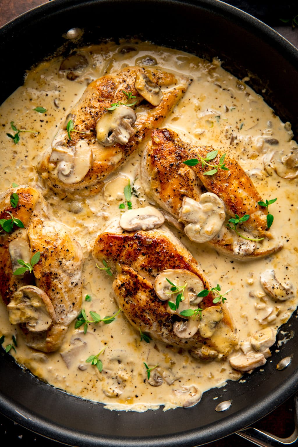 Chicken in White Wine Sauce with Mushrooms - Nicky's Kitchen Sanctuary