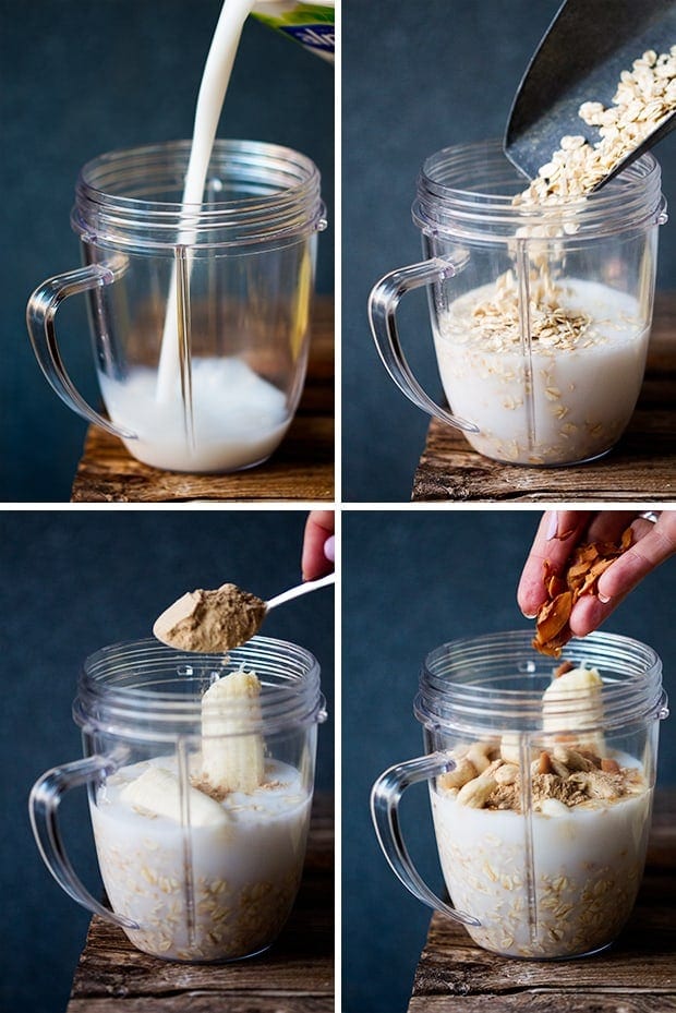 White Chocolate Coconut Cashew Hot Smoothie