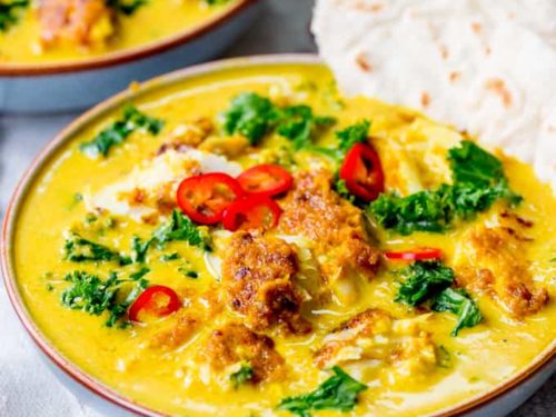 Easy From Scratch Thai Yellow Curry With Fish - Nicky's Kitchen