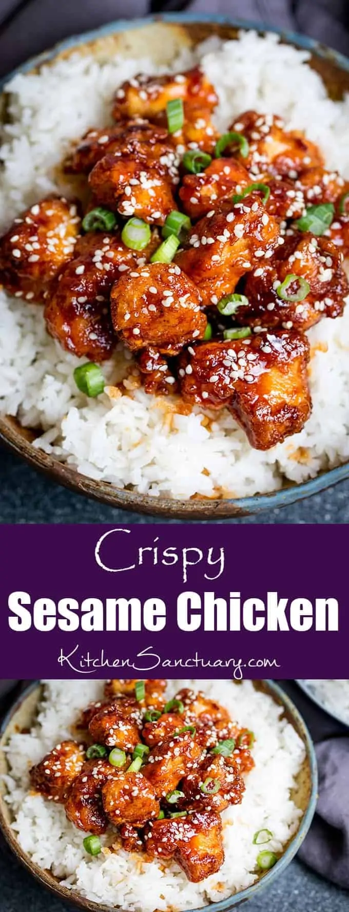 Sesame Chicken that is Crunchy, Nutty and Juicy Inside! – Curated