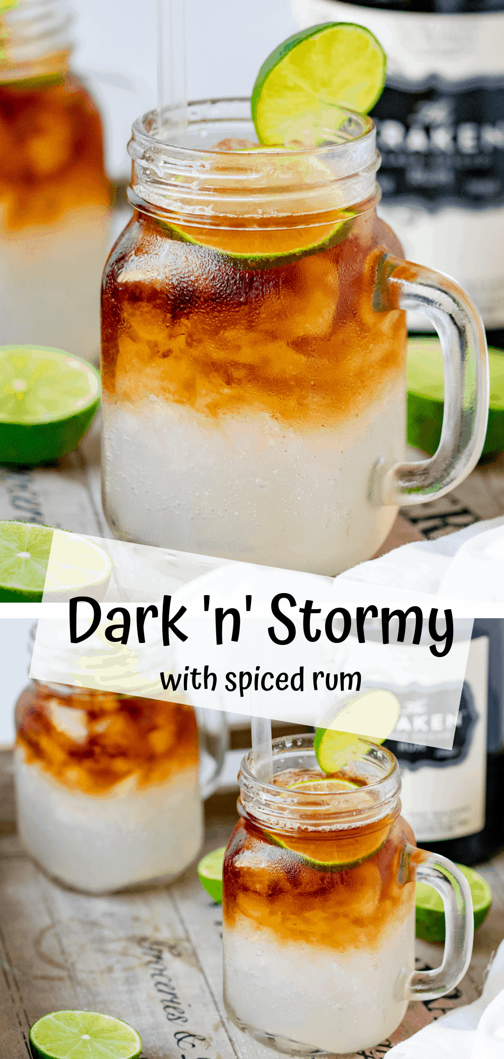 Easy Dark 'N' Stormy Cocktail Recipe - Nicky's Kitchen Sanctuary