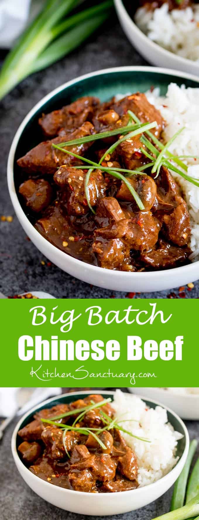 Big Batch Chinese Beef - Nicky's Kitchen Sanctuary
