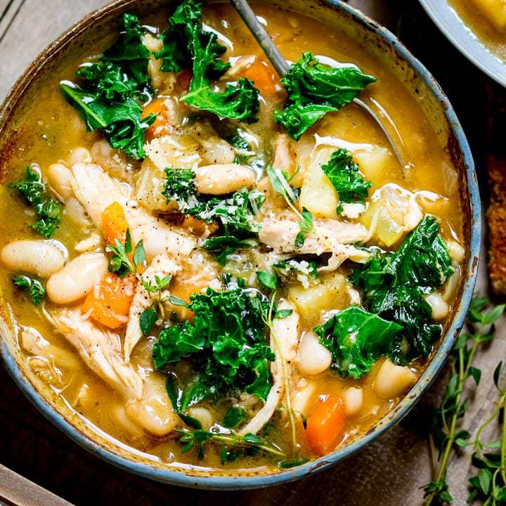 Tuscan Style Chicken Soup Square FS 