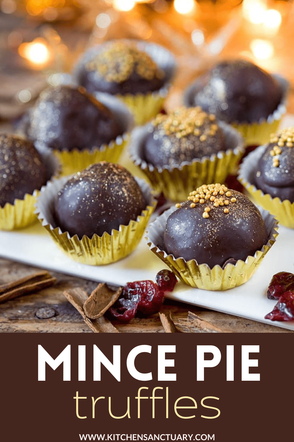 Mince Pie Truffles - A Lovely Edible Gift! - Nicky's Kitchen Sanctuary