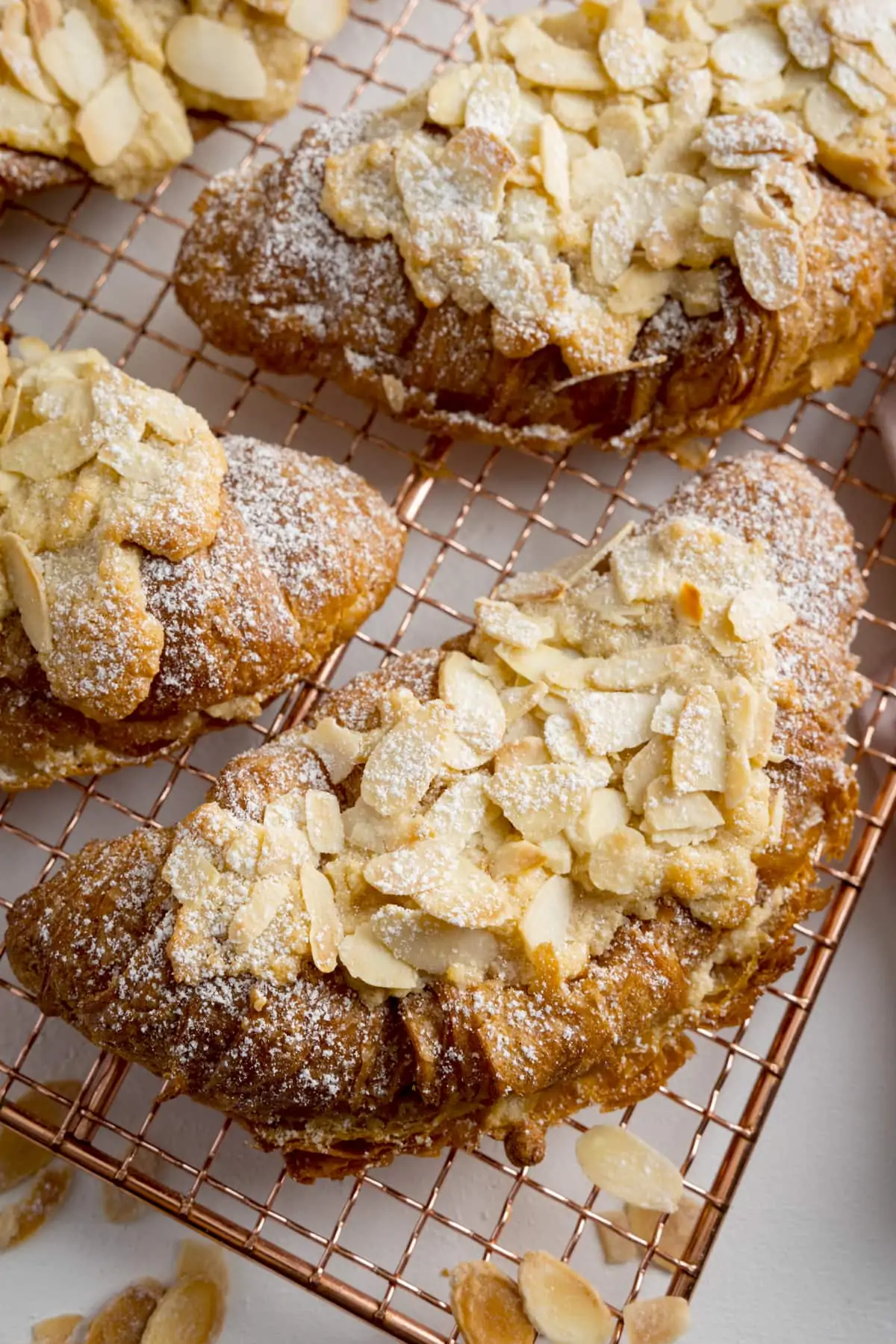 Kitchen Sanctuary on X: These Almond croissants are stuffed with