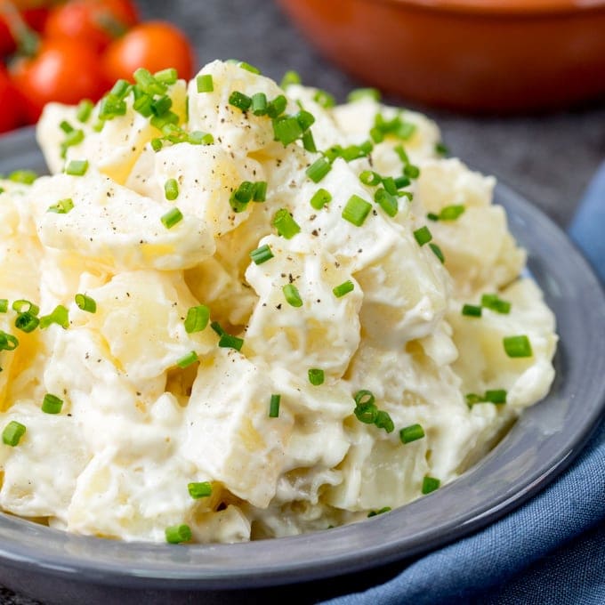 Easy Creamy Potato Salad - Nicky's Kitchen Sanctuary