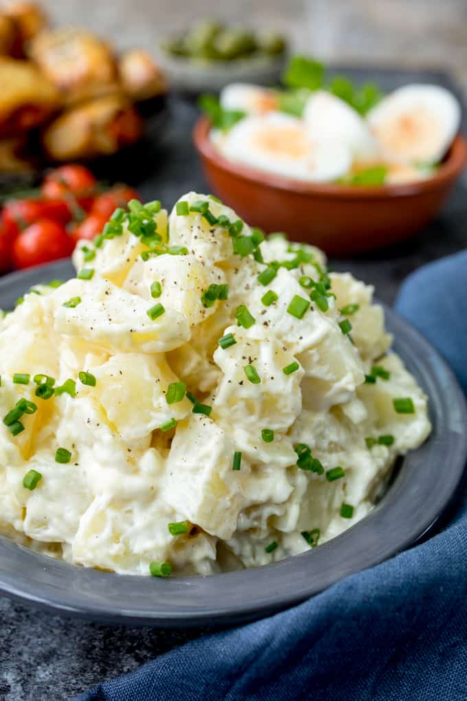 Easy Creamy Potato Salad - Nicky's Kitchen Sanctuary