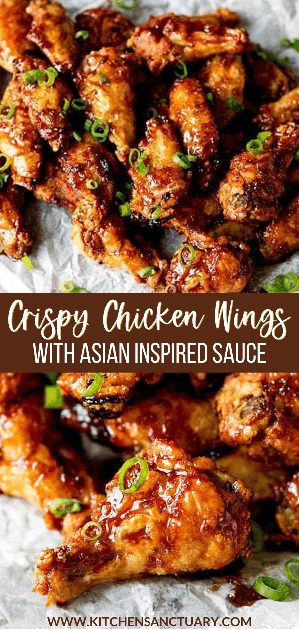 Sticky AND Crispy Asian Chicken Wings - Nicky's Kitchen Sanctuary