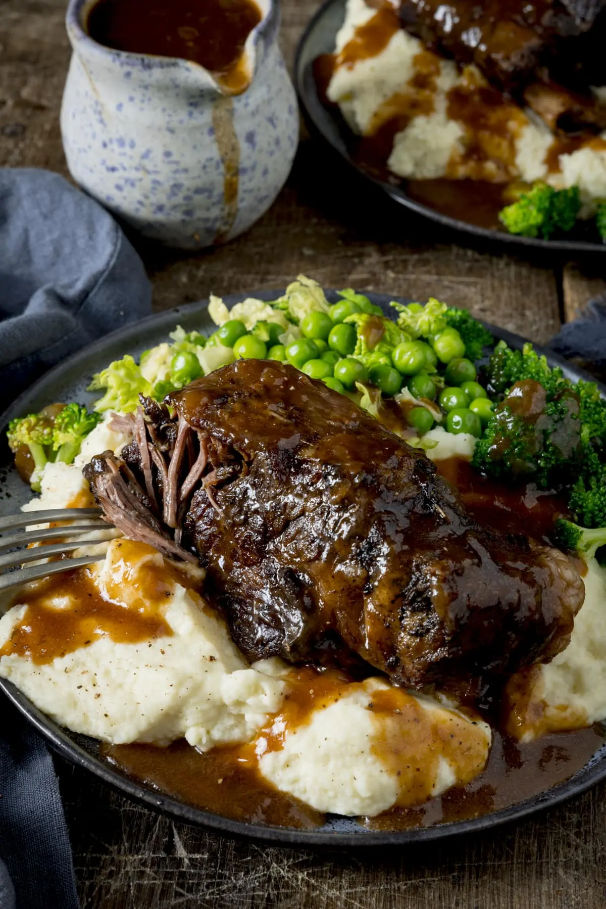 Slow Cooker Beef Short Ribs with Rich Gravy - Nicky's Kitchen