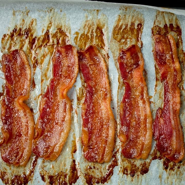 How to Cook Bacon in the Oven - Basil And Bubbly