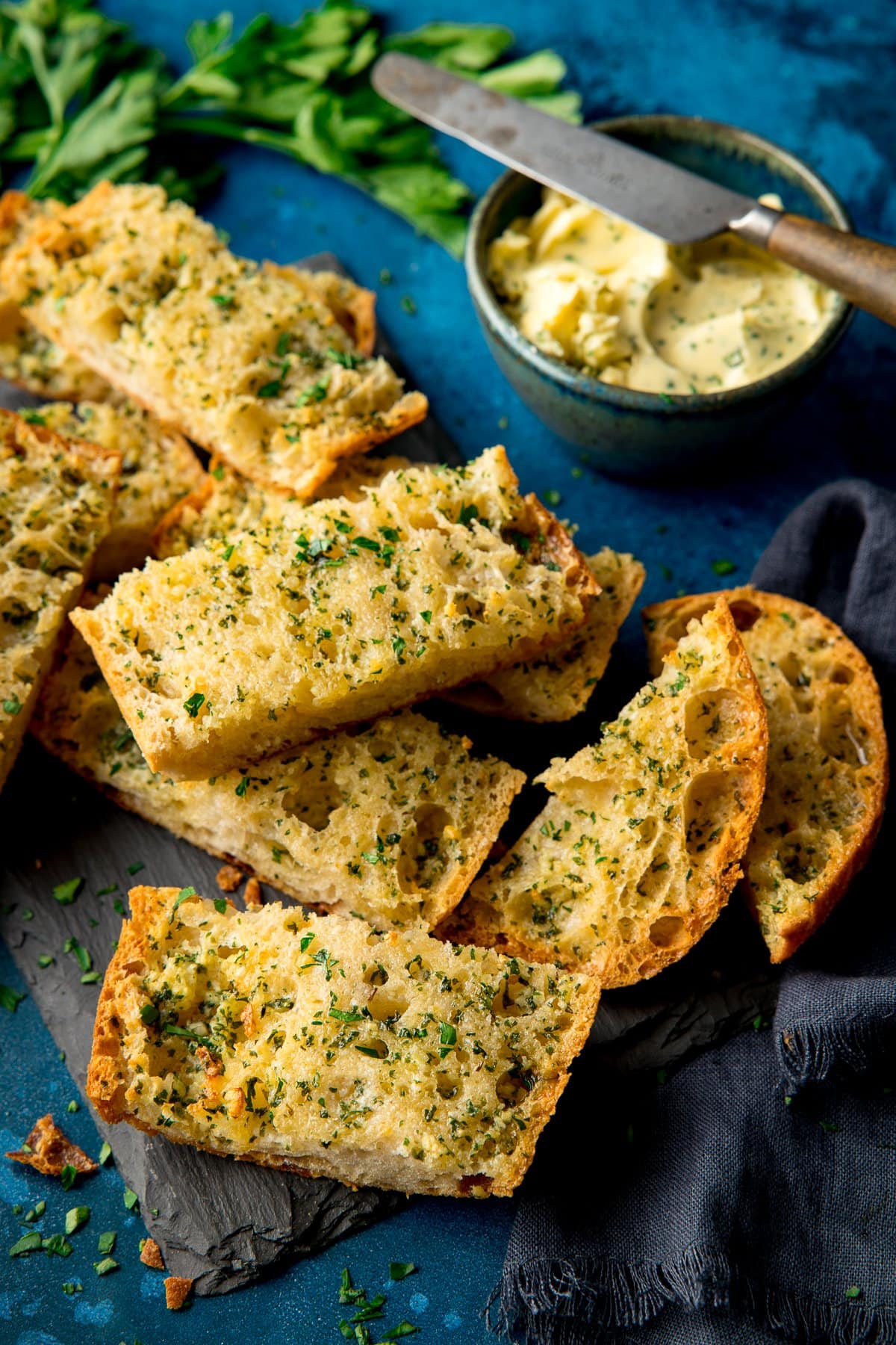 Easy Homemade Garlic Bread Recipe - Nicky's Kitchen Sanctuary