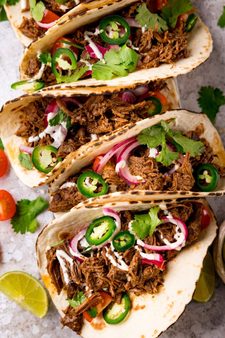 Slow Cooker Barbacoa Beef - Nicky's Kitchen Sanctuary