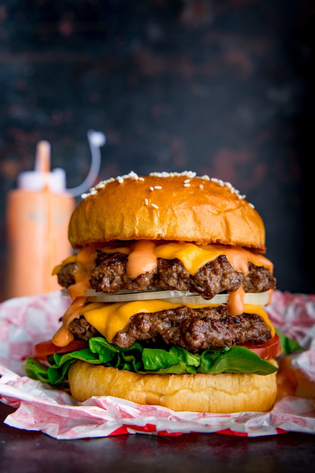 The Ultimate Double Cheeseburger - Nicky's Kitchen Sanctuary