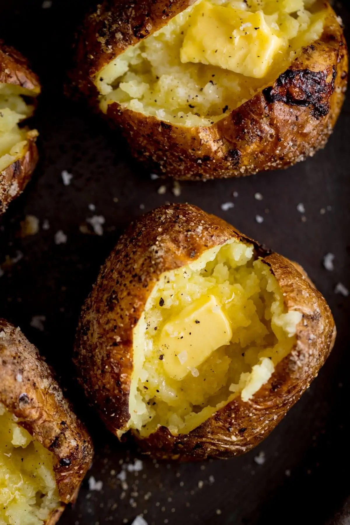 How to Make a Perfect Baked Potato (with a time saving trick!)