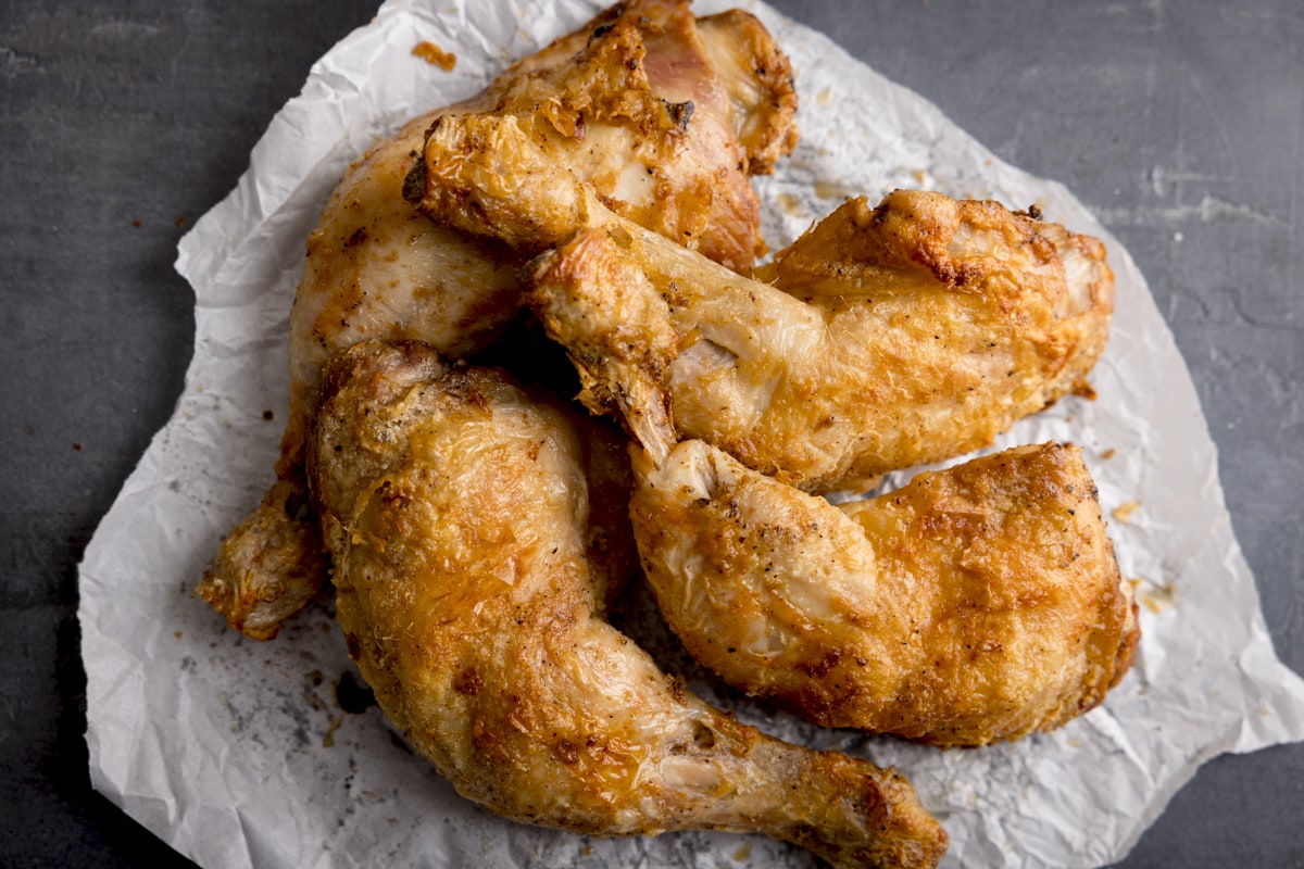 Crispy Chicken Thigh Supper: Instant Pot and Air Fryer Combo