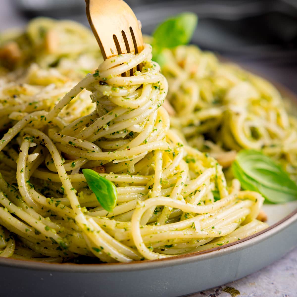 1200px x 1200px - Pesto Pasta Recipe - Nicky's Kitchen Sanctuary