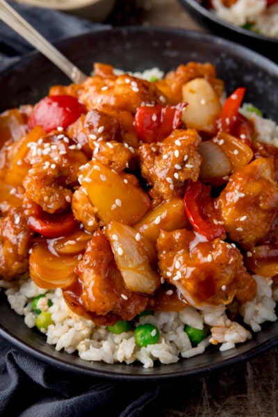 Easy Baked Sweet and Sour Chicken - Nicky's Kitchen Sanctuary